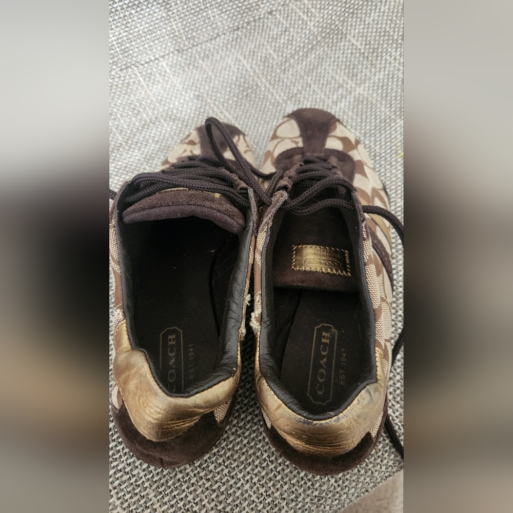 Coach Designer Patterned Sneakers - image 3